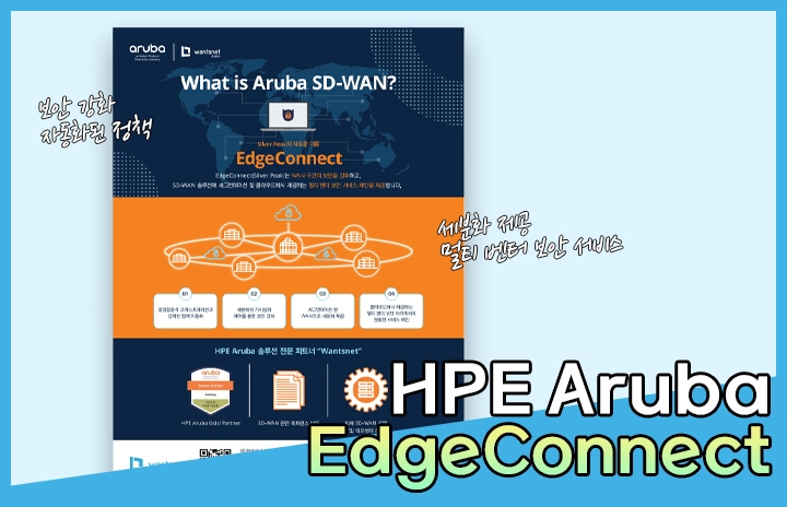 HPE Aruba의 EdgeConnect를 소개합니다!